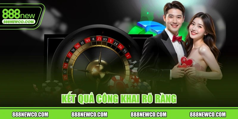 Kết quả công khai rõ ràng