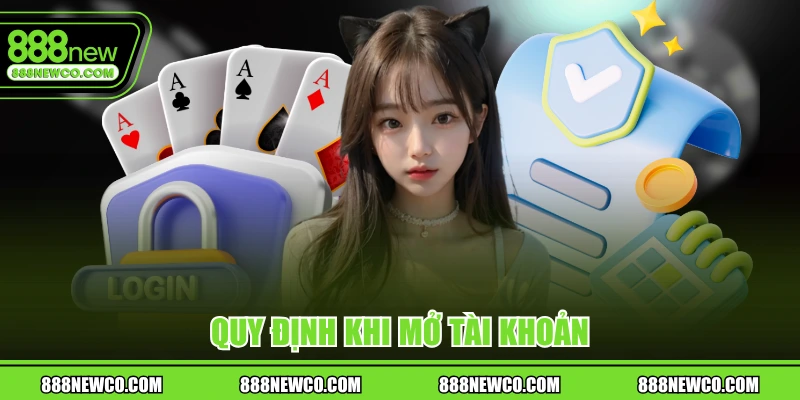 Quy định khi mở tài khoản